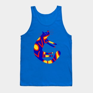 LOVE the eccentric cat Tank Top